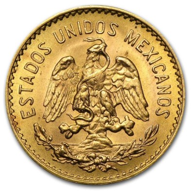 Moneda de Oro 5 Pesos-México-Hidalgo-Varios Años