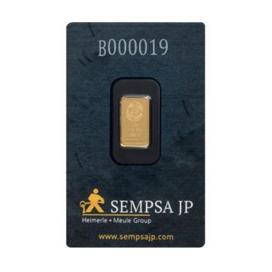Lingote Oro 2,5 gr Sempsa (Blister) CertiEye®