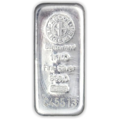 Lingote Plata 1 Kilo Argor-Heraeus