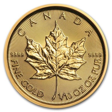 5$ Dollar-Canadá-1/10 oz.-Maple Leaf-2022