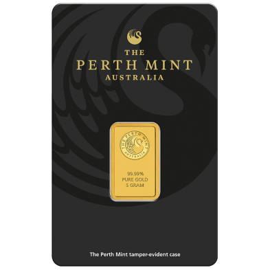 Lingote Oro 5 gramos Perth Mint