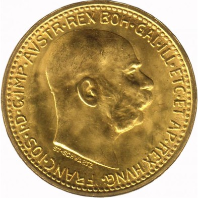 10 Coronas-Austria-Francisco José I-1912-Restrike