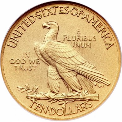 Moneda de Oro 10$ Dollar-USA-Indian Head-1908/1933
