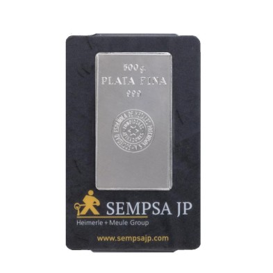 Lingote Plata 500 gramos Sempsa
