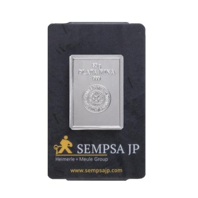Lingote Plata 50 gramos Sempsa