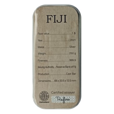 1 Dollar-Fiji-250 gramos-202-Cast bar