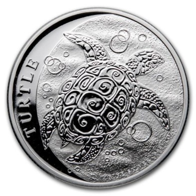 Moneda de Plata 2$ Dollar-Niue-1 oz-Hawksbill Turtle-2022