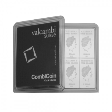 Moneda de Plata 10x10gr Cook Islands CombiCoin