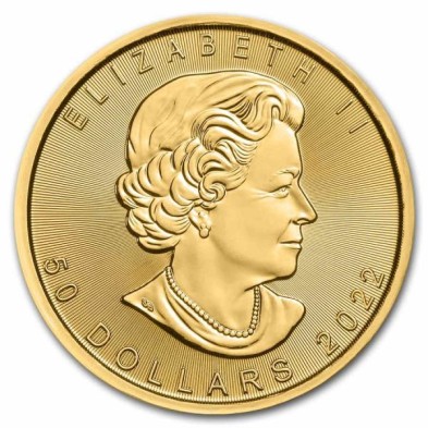 50$ Dollar-Canadá-1 oz.-Maple Leaf-2022