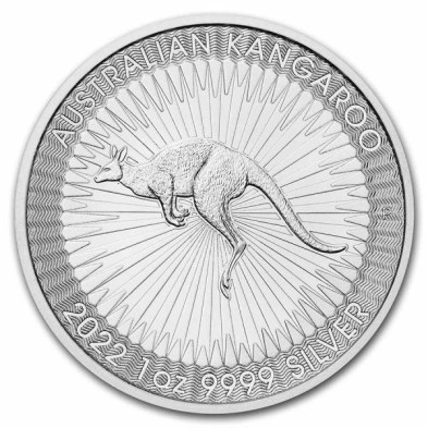 Moneda de Plata 1$ Dollar-Australia-1 oz.-Kangaroo (Canguro)-2022