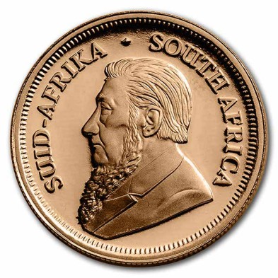 Moneda de Oro Krugerrand-1/2 oz.-Sudáfrica-2022