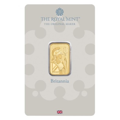 Lingote Oro 5 gramos Royal Mint-Britannia