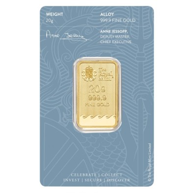 Lingote Oro 20 gramos Royal Mint-Britannia