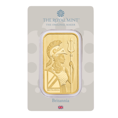 Lingote Oro 1 Onza Troy (31,10gr) Royal Mint- Britannia