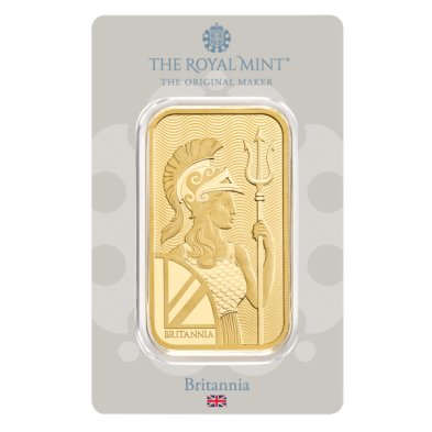 Lingote Oro 50 gramos Royal Mint-Britannia