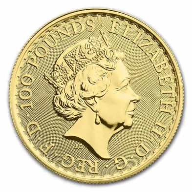 100£ Libras-U.K.-1 oz.-Britannia-2023