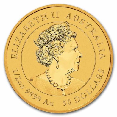 Moneda de Oro 50$ Dollar-Australia-1/2 oz.-Rabbit (Conejo)-2023