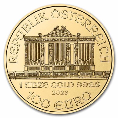 100€ Euros-Austria-1 oz.-Filarmónica de Viena-2023