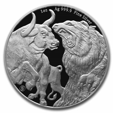 5$ Dollar-Tokelau-1 Oz- Bull & Bear- 2022