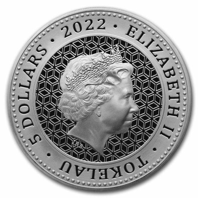 5$ Dollar-Tokelau-1 Oz- Bull & Bear- 2022