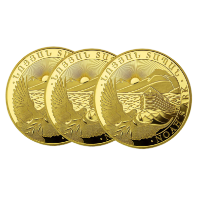 Moneda de Oro 25000֏ Armenia-Arca de Noe-1/2 oz.-Varios años