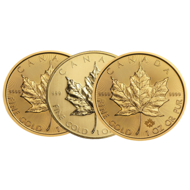 50$ Dollar-Canadá-1 oz.-Maple Leaf-Varios Años