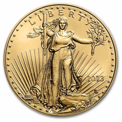 Moneda de Oro 10$ Dollar-USA-1/4 oz.-American Eagle 2023