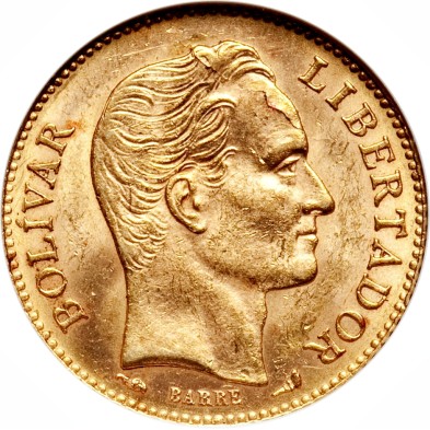 Moneda de Oro 20 Bolívares-Venezuela-Libertador-Varios Años