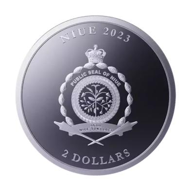Moneda de Plata 2$ Dollar-Niue-1 oz.-Equilibrium-2023