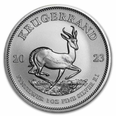 Moneda de Plata Rand-Sudáfrica-1 oz.-Krugerrand-2023