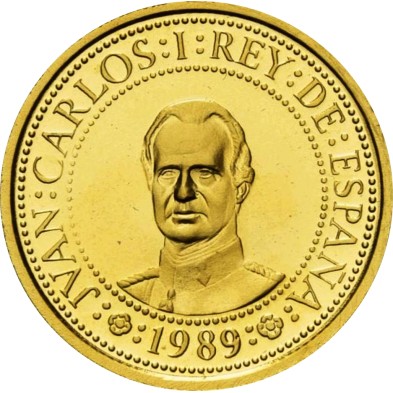 Moneda de Oro 20.000 Pesetas-España-Juan Carlos I-1989