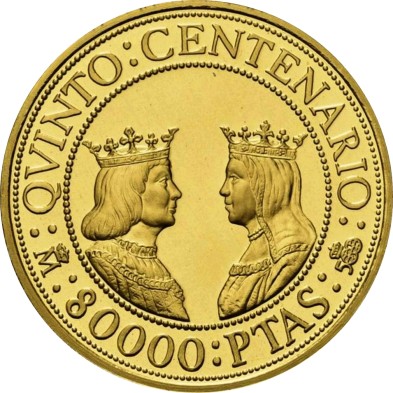 Moneda de Oro 80.000 Pesetas-España-Juan Carlos I-Varios Años