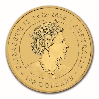 Moneda de Oro 100$ Dollar-Australia-1 oz.-Kangaroo (canguro)-2023