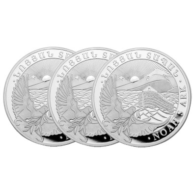 Moneda de Plata 500֏ Armenia - 1 oz. Arca De Noé-Varios Años-Segunda Mano