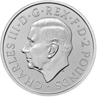 Moneda de Plata 2£ Libras-Reino Unido-1 Oz.-Myths And Legend-Merlin-2023