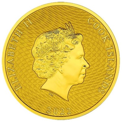 Moneda de Oro 100$ Dollar-Cook Islands-1 oz-Bounty-2022