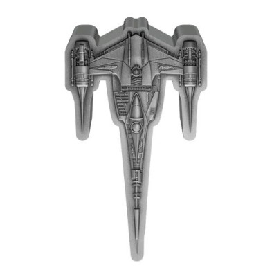 Moneda de Plata 10$ Dollar-Niue-3 Oz.-The Mandalorian's N-1 Starfighter™-