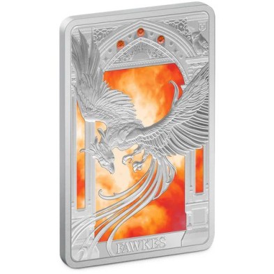 Moneda de Plata 2$ Dollar-Niue-1 Oz.-Harry Potter™-Magical Creatures-Fawkes-2023