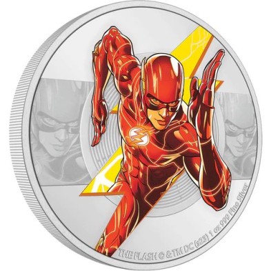 Moneda de Plata 2$ Dollar-Niue-1 Oz.-THE FLASH™-2023