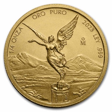 Moneda de Oro México-1/4 Oz.-Libertad-2023