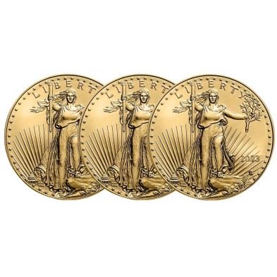Moneda de Oro 5$ Dollar-USA-1/10 oz.-American Eagle-Varios Años