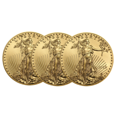 Moneda de Oro 25$ Dollar-USA-1/2 oz.-American Eagle-Varios Años