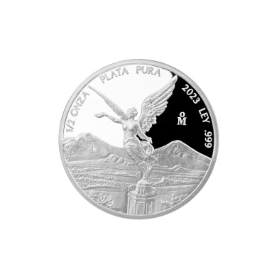 Moneda de Plata-1/2 oz.-México-Libertad-Proof-2023