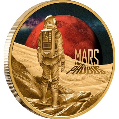 Moneda de Oro 100$-Niue-Phobos From Mars-Proof-2024