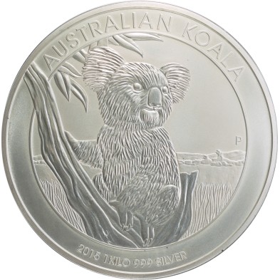 Moneda de Plata 30$ Australia-1 Kilo-Koala-Varios Años