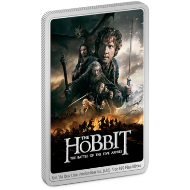 Moneda de Plata 2$ Dollar-Niue-1 Oz.-THE HOBBIT™-The Battle of the Five Armies-2023