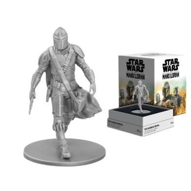 Figura de Plata The Mandalorian™-Series 1-Silver Miniature