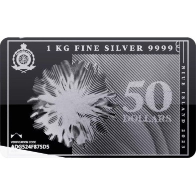 Moneda de Plata 50$ Dollar-Niue-Silvernote-2023