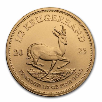 Moneda de Oro Krugerrand-1/2 oz.-Sudáfrica-2023