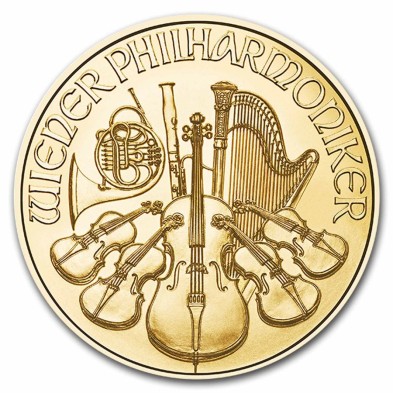 Moneda de Oro 100€ Euros-Austria-1 oz.-Filarmónica de Viena-2024